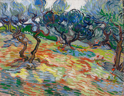 Vincent van Gogh, Olijfbomen, 1889. Collectie: National Galleries Scotland.